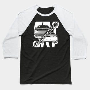 Challenger SRT (White Print) Baseball T-Shirt